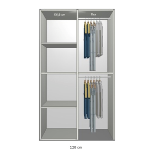 Møbler fra bredde 100 cm til 120 cm Model A